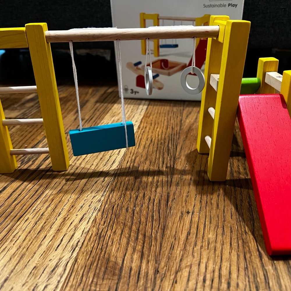 Plan Toys Toddler Playground Building Set 7153 RARE Fun Great Gift Sustainable - Picture 3 of 5